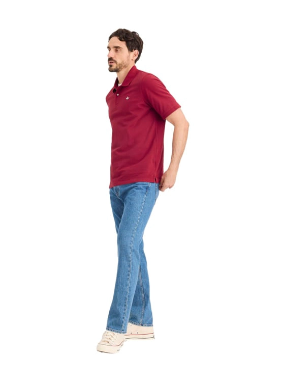 POLERA MANGA CORTA HOMBRE DOCKERS PIQUE ROJO - 3