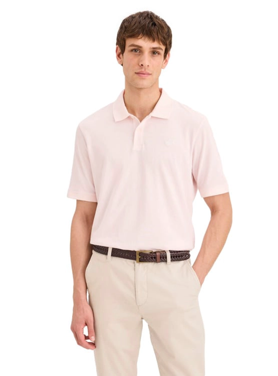 POLERA MANGA CORTA HOMBRE DOCKERS PIQUE ROSADO - 1