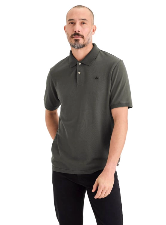 POLERA MANGA CORTA HOMBRE DOCKERS PIQUE GRIS - 1