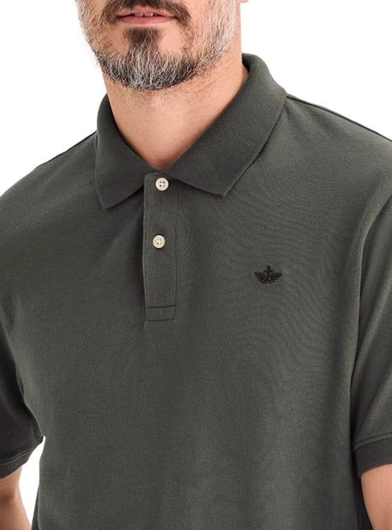 POLERA MANGA CORTA HOMBRE DOCKERS PIQUE GRIS - 4