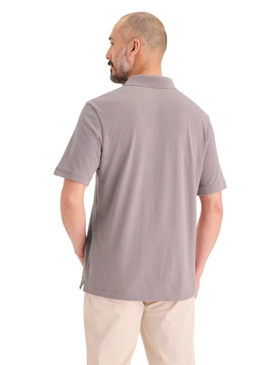 POLERA MANGA CORTA HOMBRE DOCKERS PIQUE MORADO - 3