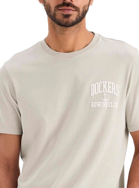 POLO MANGA CORTA HOMBRE DOCKERS GRAPHIC TEE BEIGE - 2