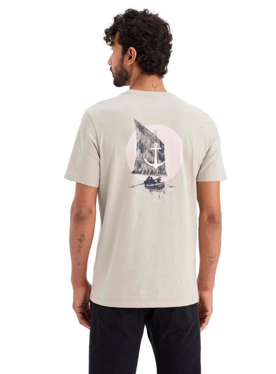 POLO MANGA CORTA HOMBRE DOCKERS GRAPHIC TEE BEIGE - 3