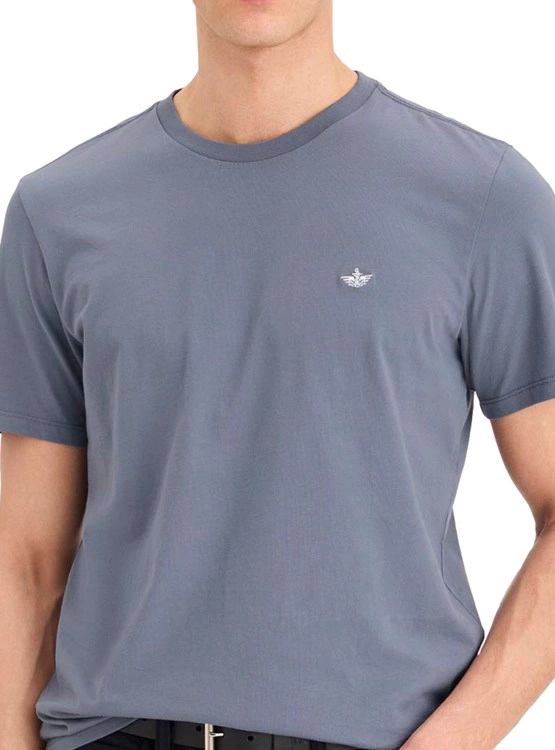 POLERA MANGA CORTA HOMBRE DOCKERS CREWNECK AZUL - 4