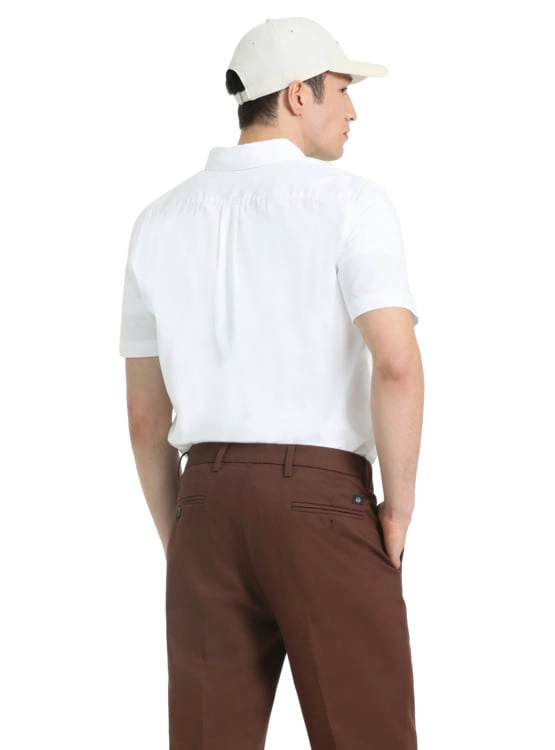 CAMISA MANGA CORTA HOMBRE DOCKERS SIGNATURE BLANCO - 4