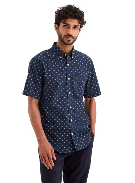 CAMISA MANGA CORTA HOMBRE DOCKERS SIGNATURE AZUL - 1