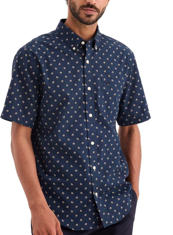 CAMISA MANGA CORTA HOMBRE DOCKERS SIGNATURE AZUL - 2