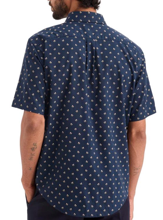 CAMISA MANGA CORTA HOMBRE DOCKERS SIGNATURE AZUL - 4