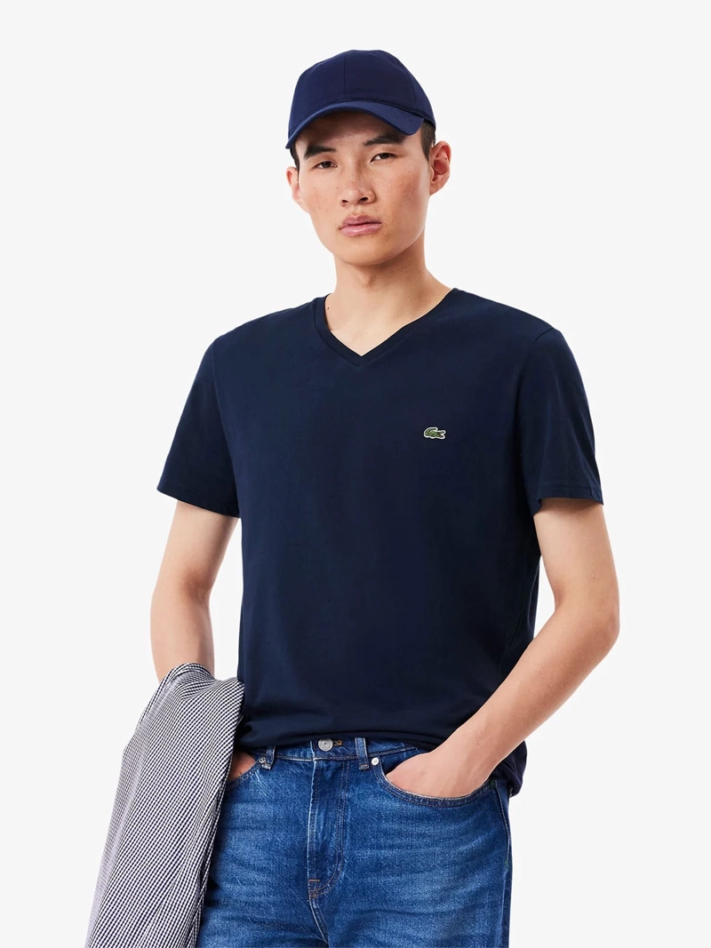 POLO MANGA CORTA ALGODÓN HOMBRE LACOSTE - 1