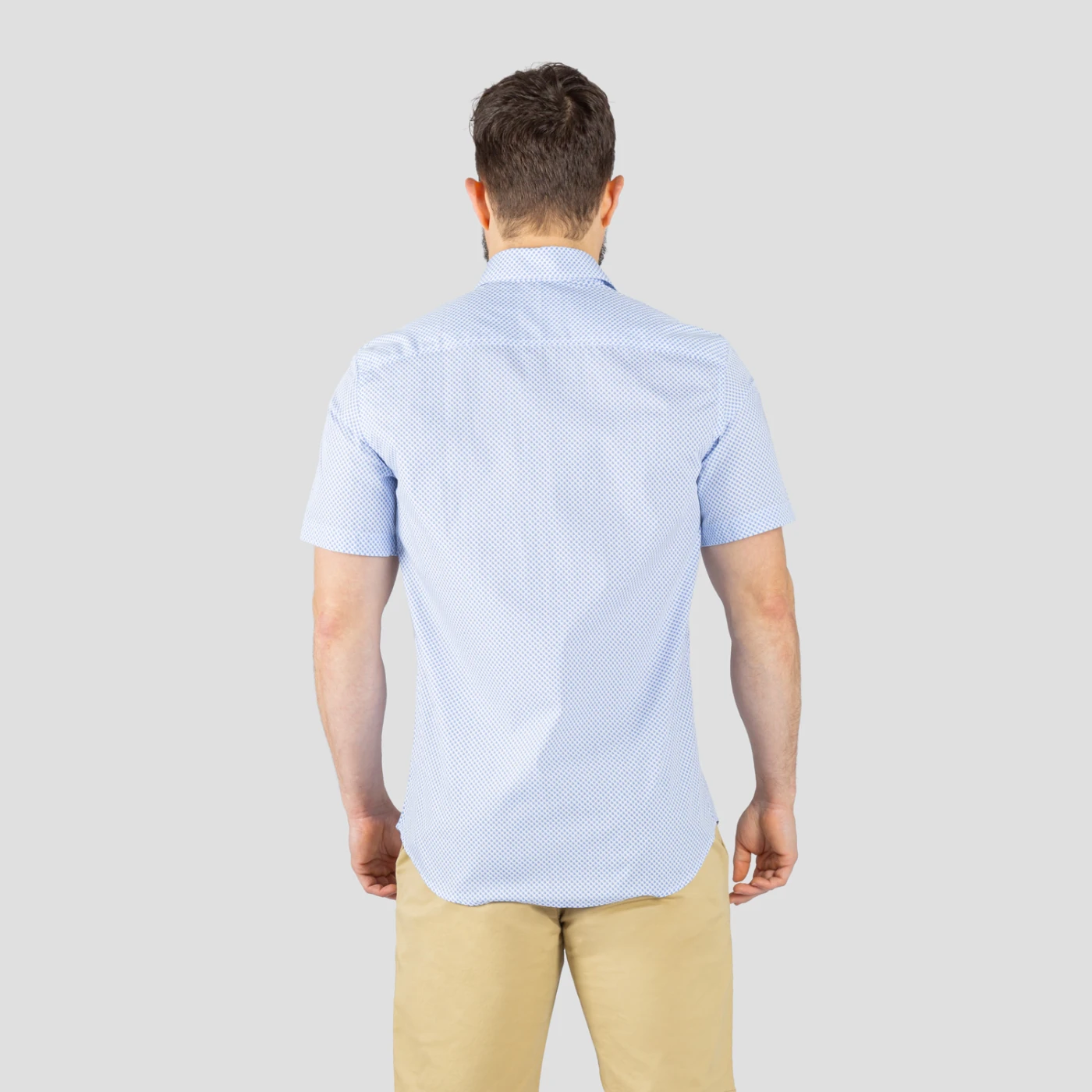 CAMISA MANGA CORTA ALGODÓN HOMBRE JOHN HOLDEN 9CS217 - 3