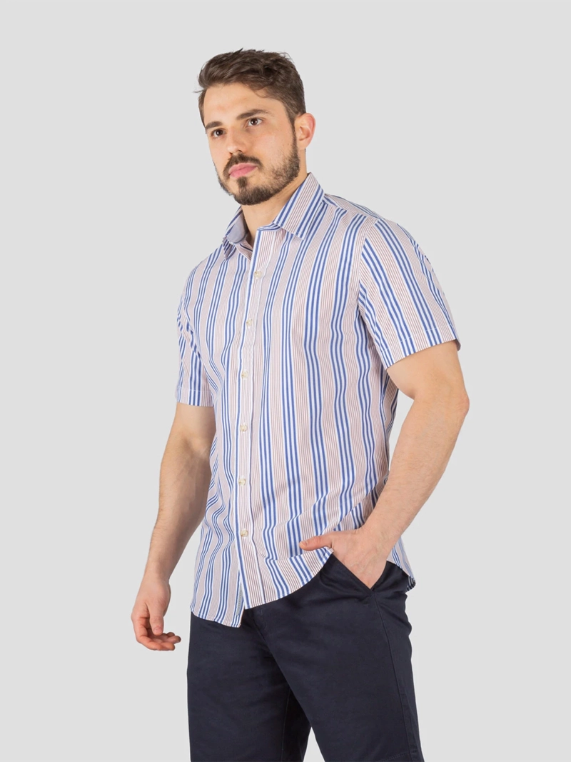 CAMISA MANGA CORTA ALGODÓN HOMBRE JOHN HOLDEN 9CS223 - 3