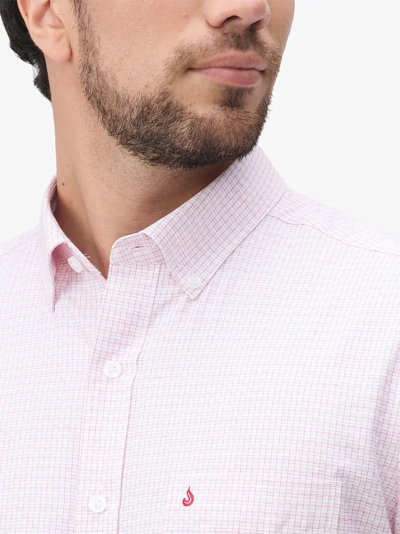 CAMISA MANGA CORTA ALGODÓN HOMBRE JOHN HOLDEN 9CC050 - 3