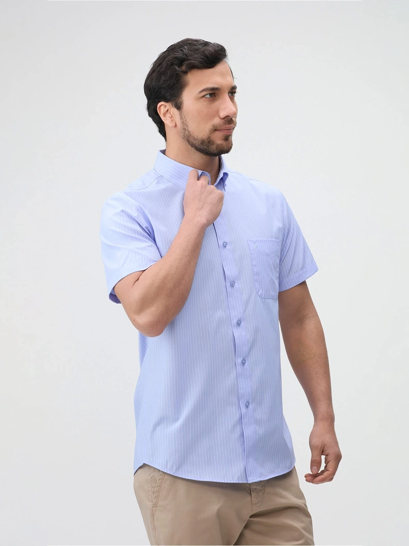 CAMISA MANGA CORTA ALGODÓN HOMBRE JOHN HOLDEN 9CC051 - 3