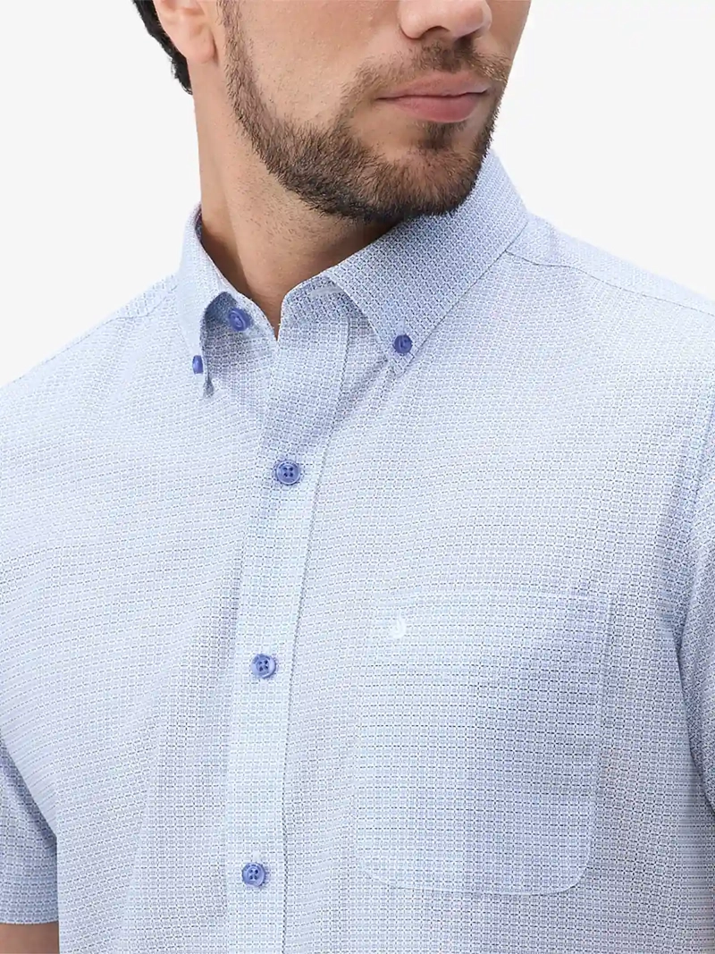 CAMISA MANGA CORTA ALGODÓN HOMBRE JOHN HOLDEN 9CC052 - 3