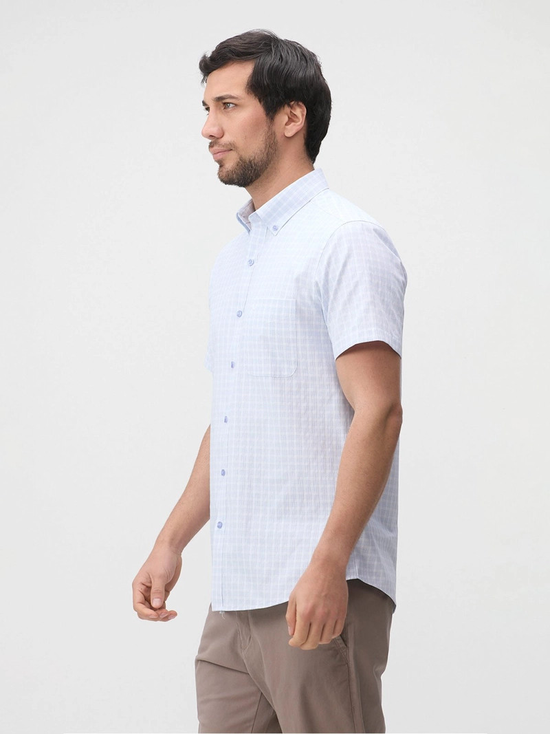 CAMISA MANGA CORTA ALGODÓN HOMBRE JOHN HOLDEN 9CC053 - 3