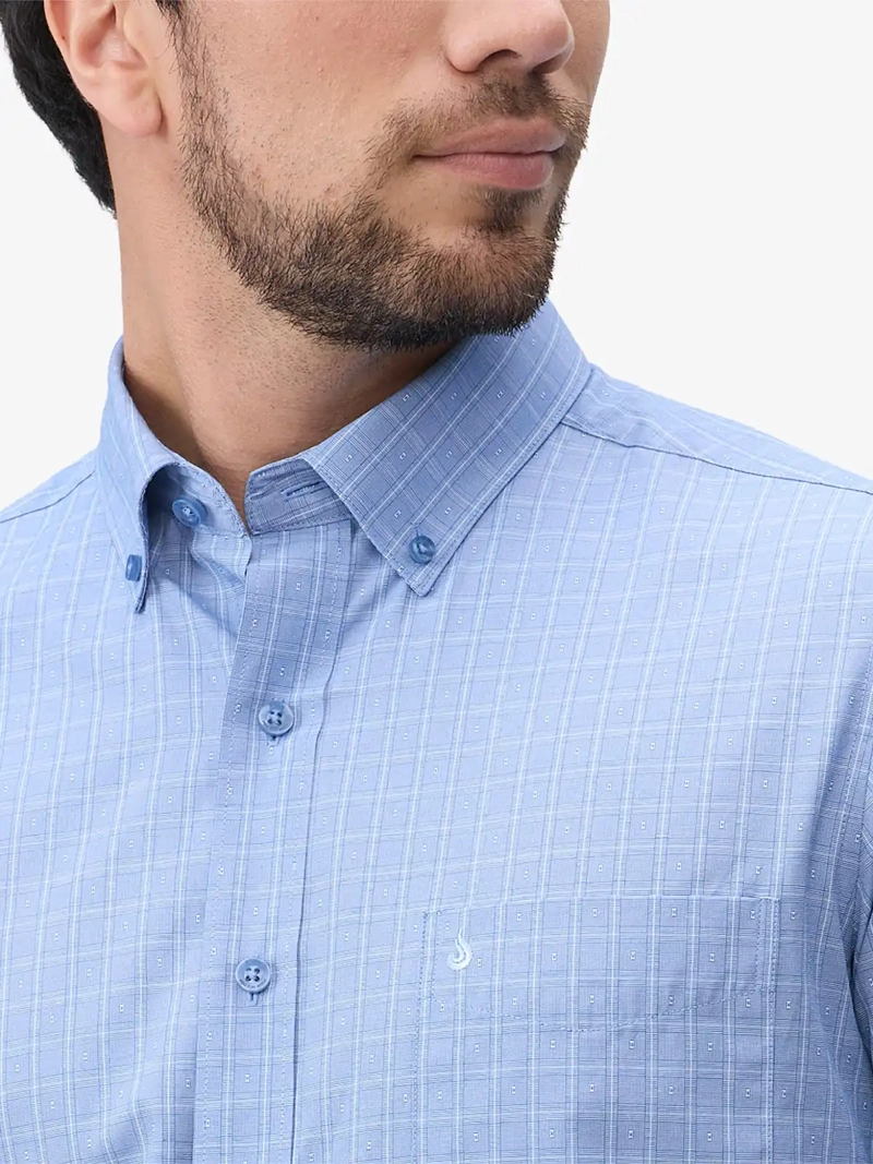CAMISA MANGA CORTA ALGODÓN HOMBRE JOHN HOLDEN 9CC054 - 3