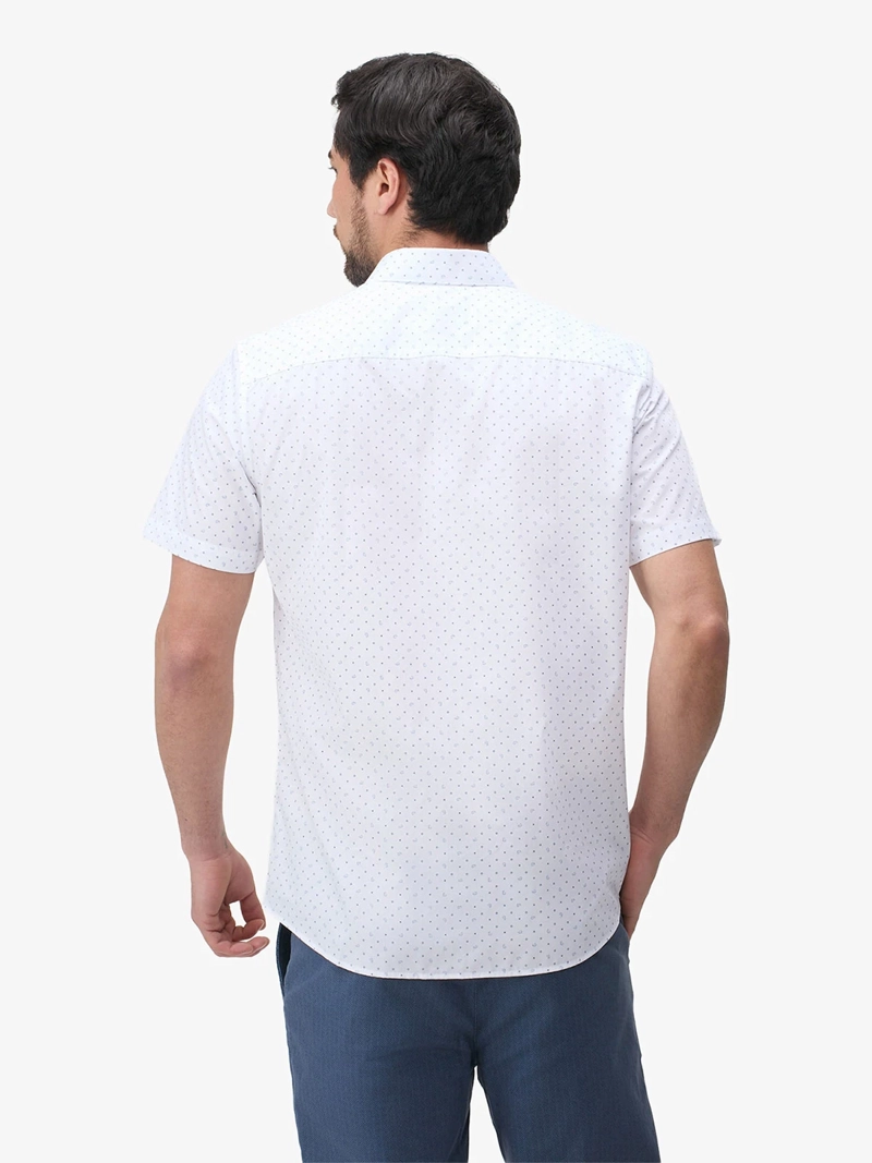 CAMISA MANGA CORTA ALGODÓN HOMBRE JOHN HOLDEN 9CC061 - 2