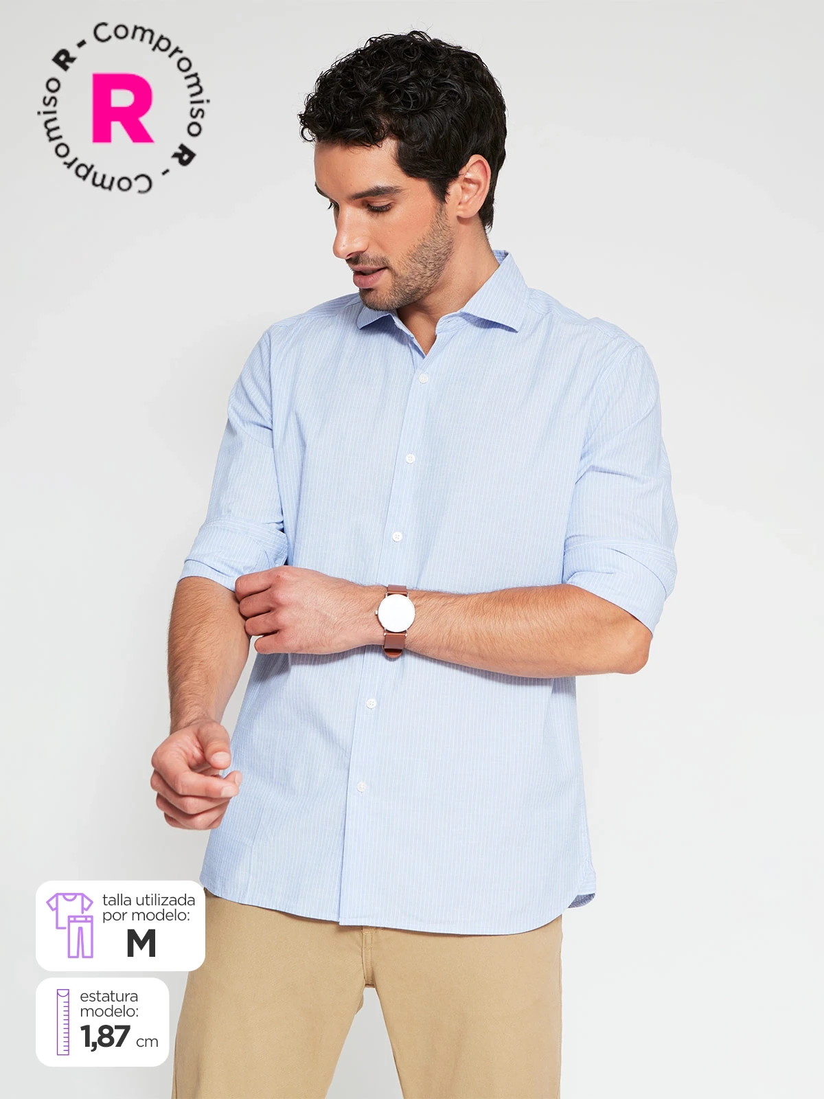 CAMISA MANGA LARGA MARQUIS HOMBRE POPLIN - 1