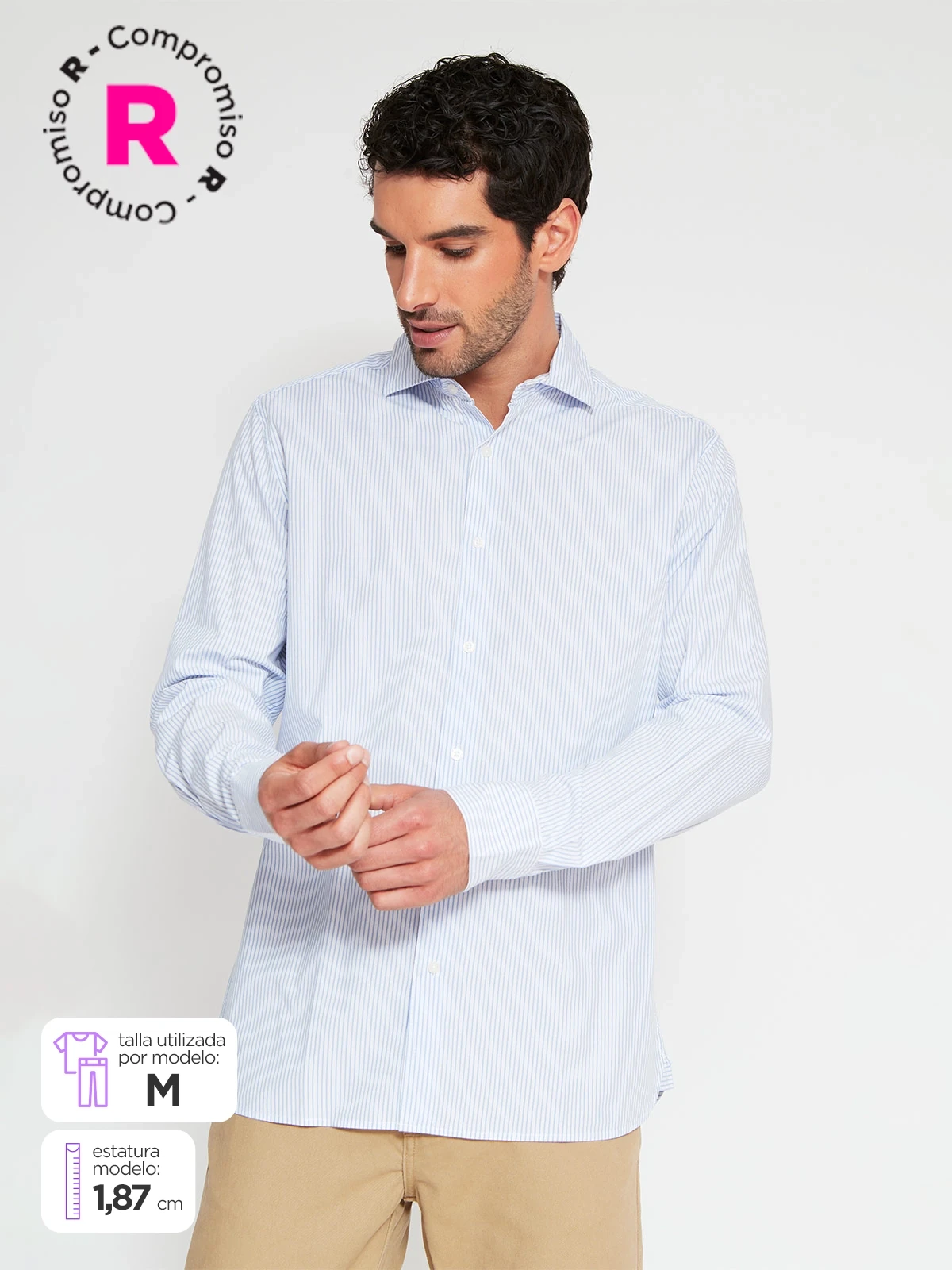 CAMISA MANGA LARGA MARQUIS HOMBRE POPLIN - 1