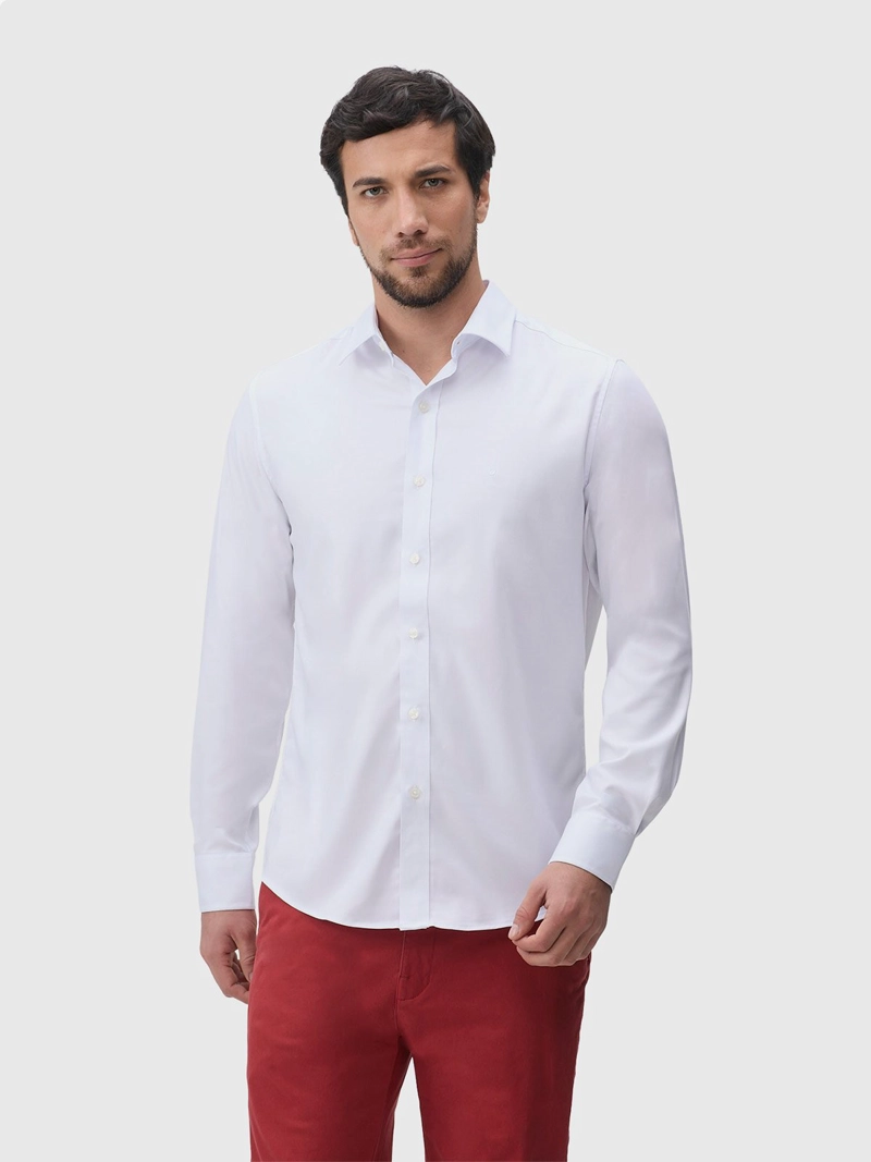 CAMISA MANGA LARGA HOMBRE JOHN HOLDEN BLANCO 9CY674 - 1