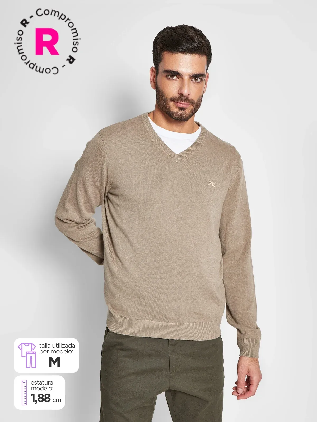CHOMPA HOMBRE NAVIGATA V NECK - 1
