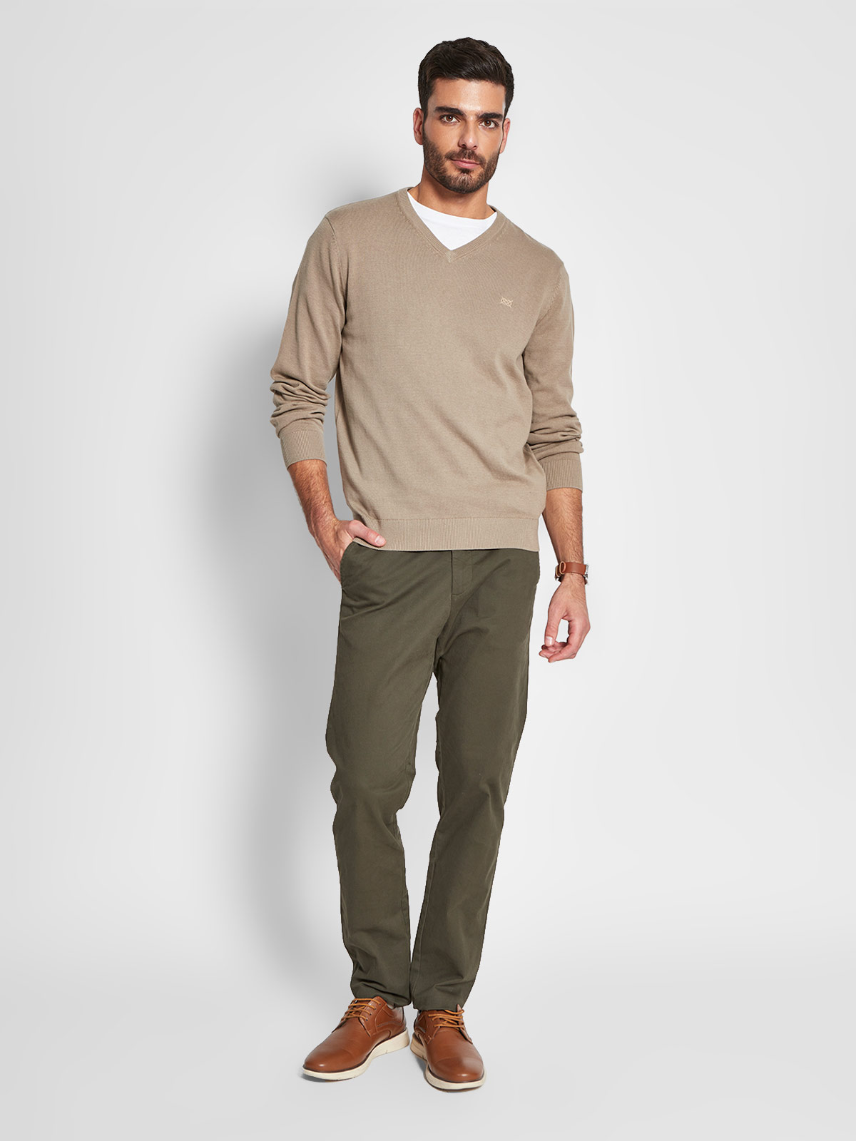 CHOMPA HOMBRE NAVIGATA V NECK - 4