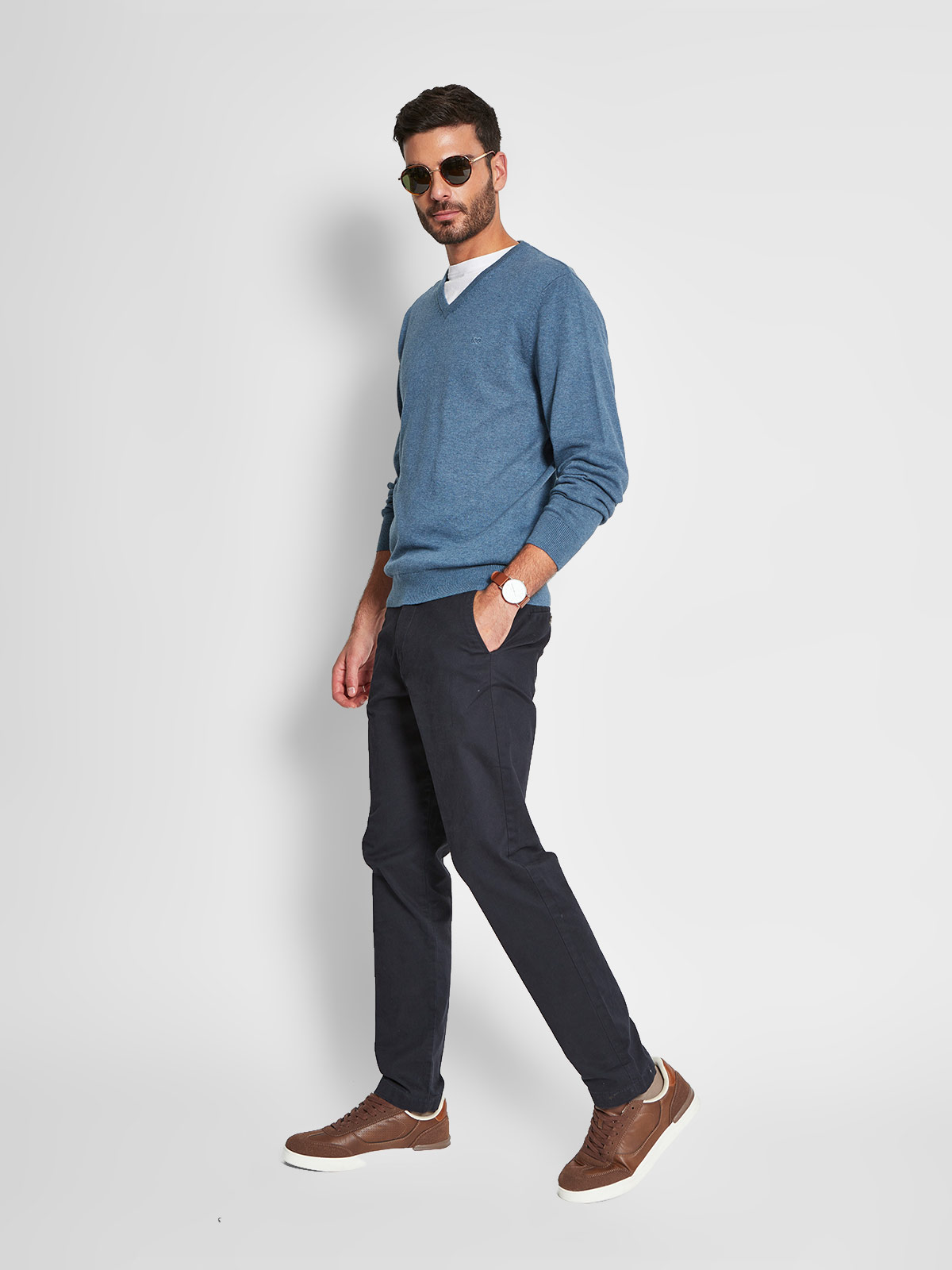 CHOMPA HOMBRE NAVIGATA V NECK - 4