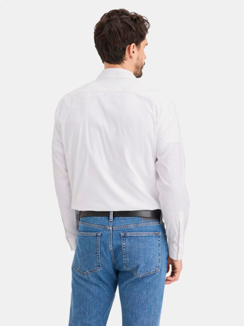 CAMISA MANGA LARGA ALGODÓN HOMBRE DOCKERS ULTIMATE BLANCO - 2