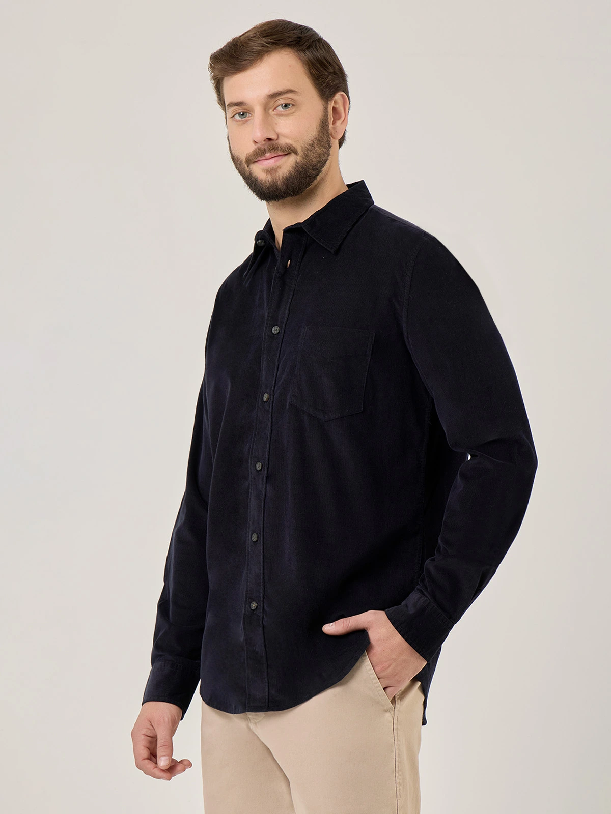 CAMISA MANGA LARGA ALGODÓN HOMBRE KENNETH STEVENS AITOR - 3