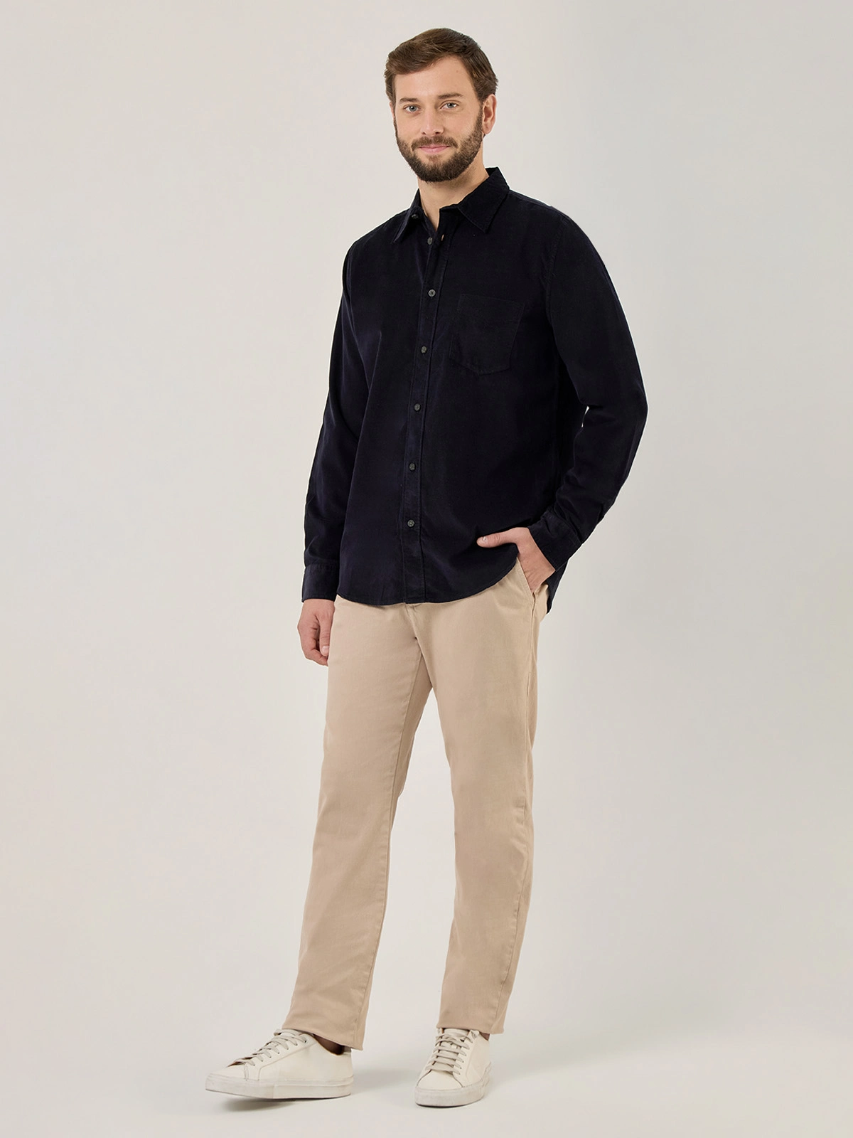 CAMISA MANGA LARGA ALGODÓN HOMBRE KENNETH STEVENS AITOR - 5