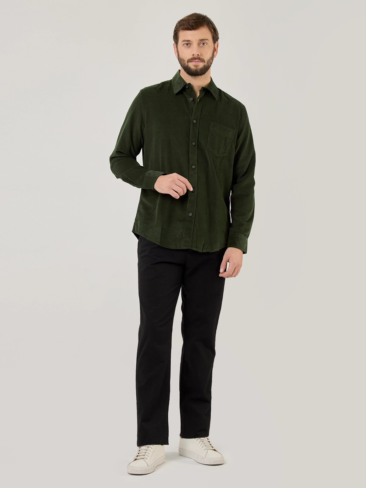 CAMISA MANGA LARGA ALGODÓN HOMBRE KENNETH STEVENS AITOR - 5