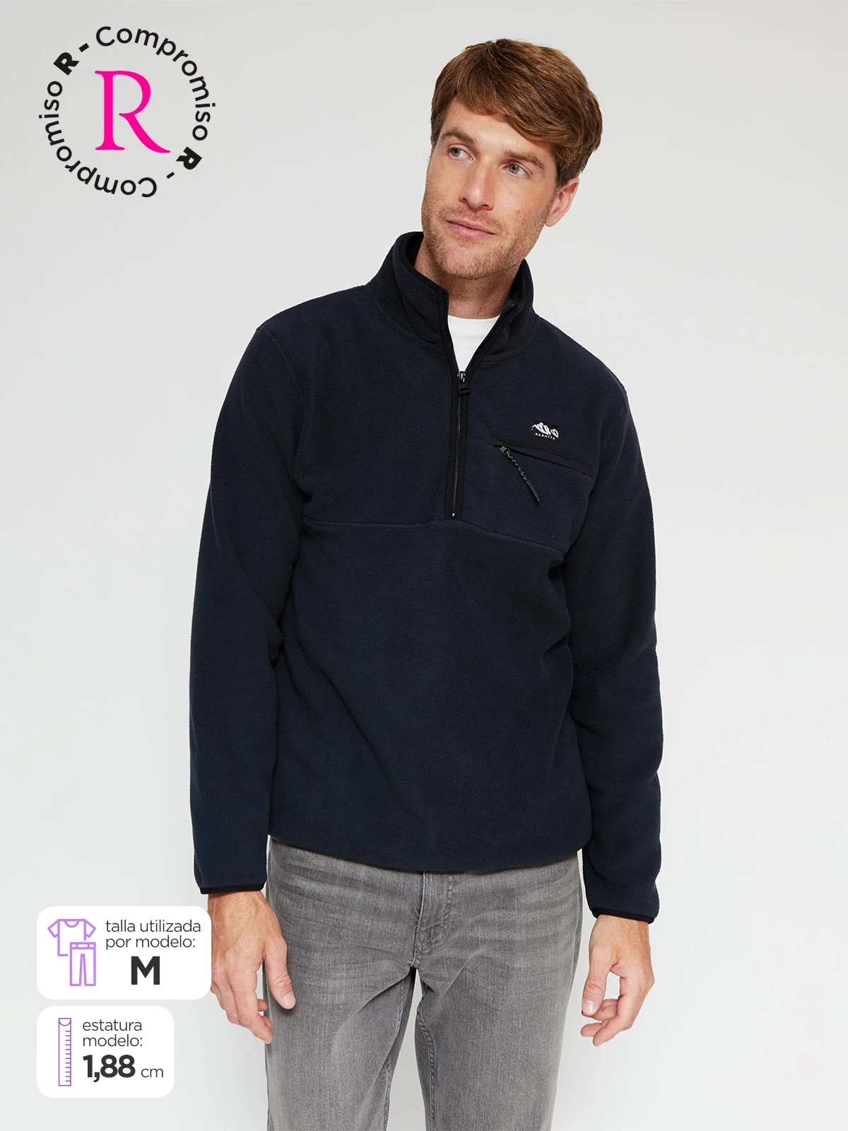POLERA POLAR HOMBRE NAVIGATA ENCO - 1