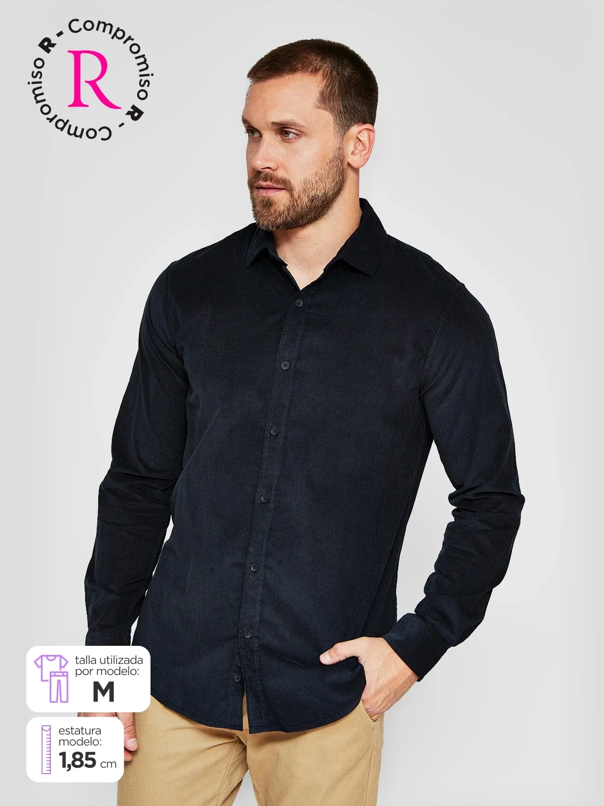 CAMISA MANGA LARGA HOMBRE CACHAREL EMILAR - 1