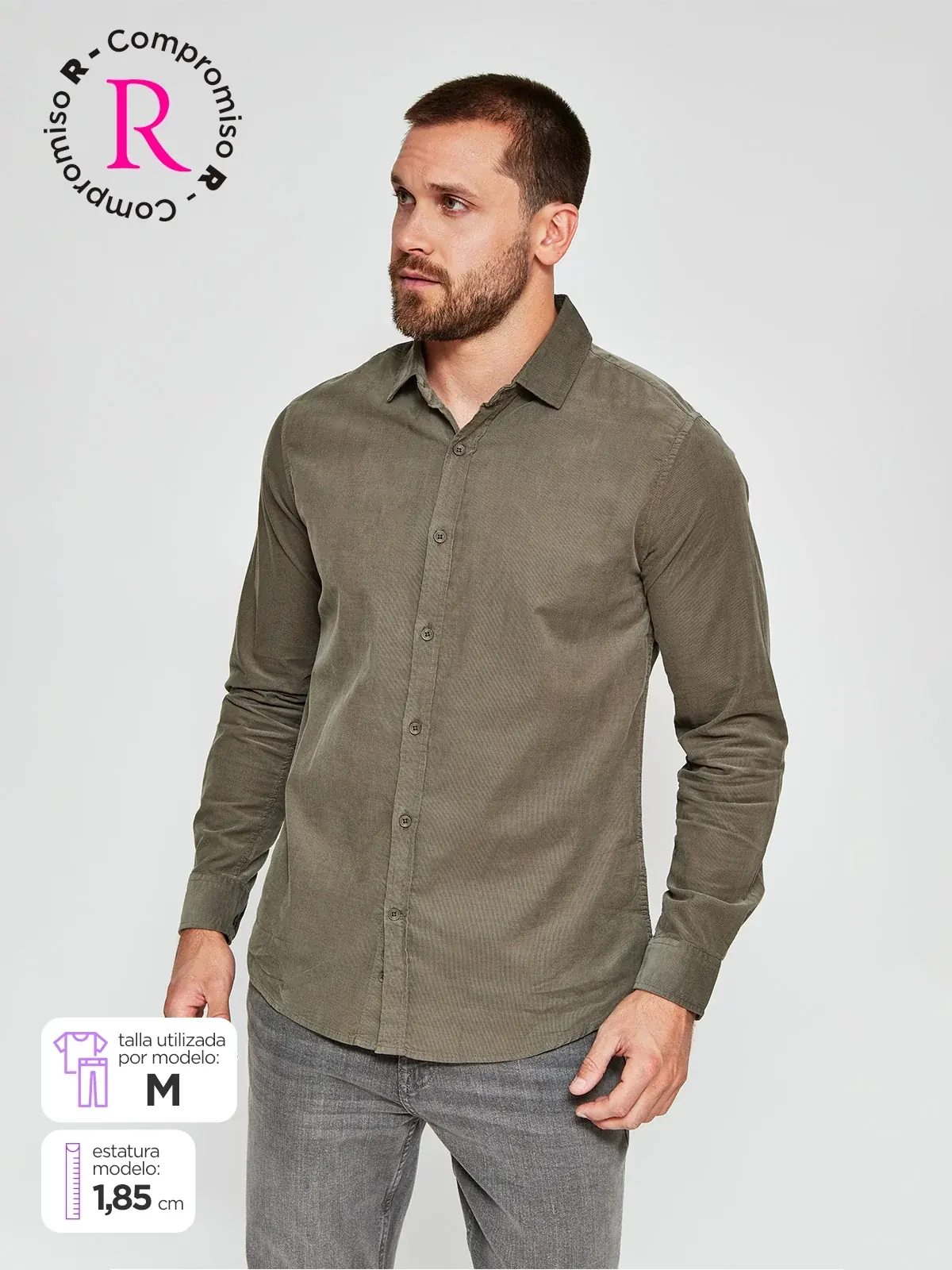 CAMISA MANGA LARGA HOMBRE CACHAREL EMILAR - 1