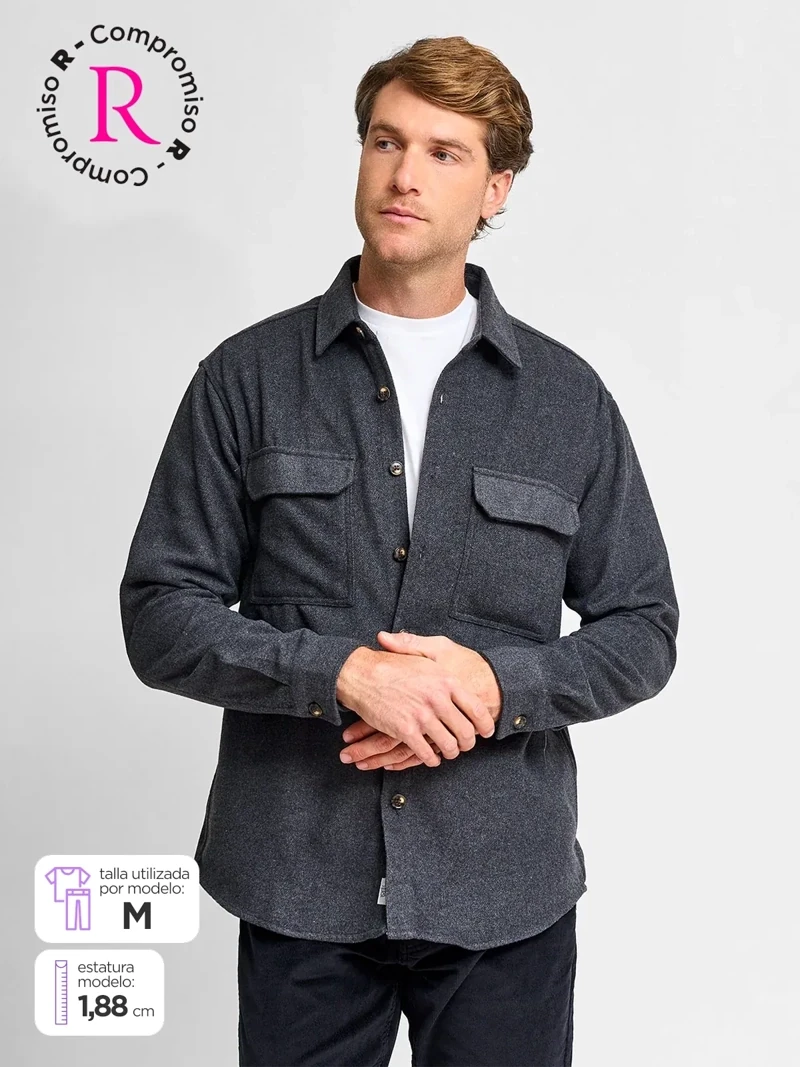 CAMISA MANGA LARGA HOMBRE NAVIGATA ERLAN - 1