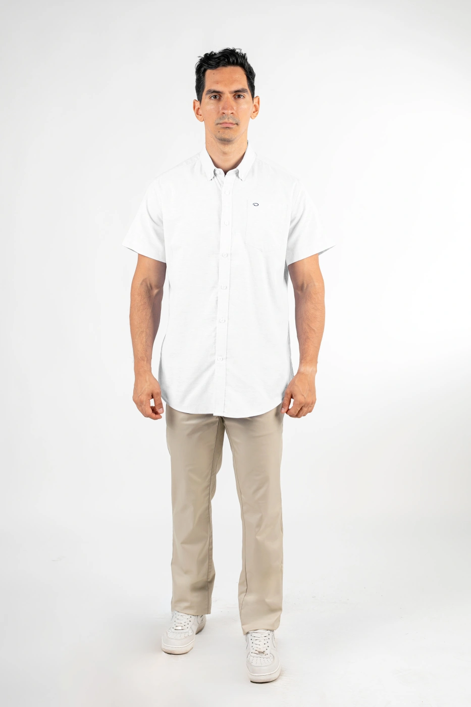 CAMISA MANGA CORTA ALGODÓN HOMBRE OSCAR DE LA RENTA - 1