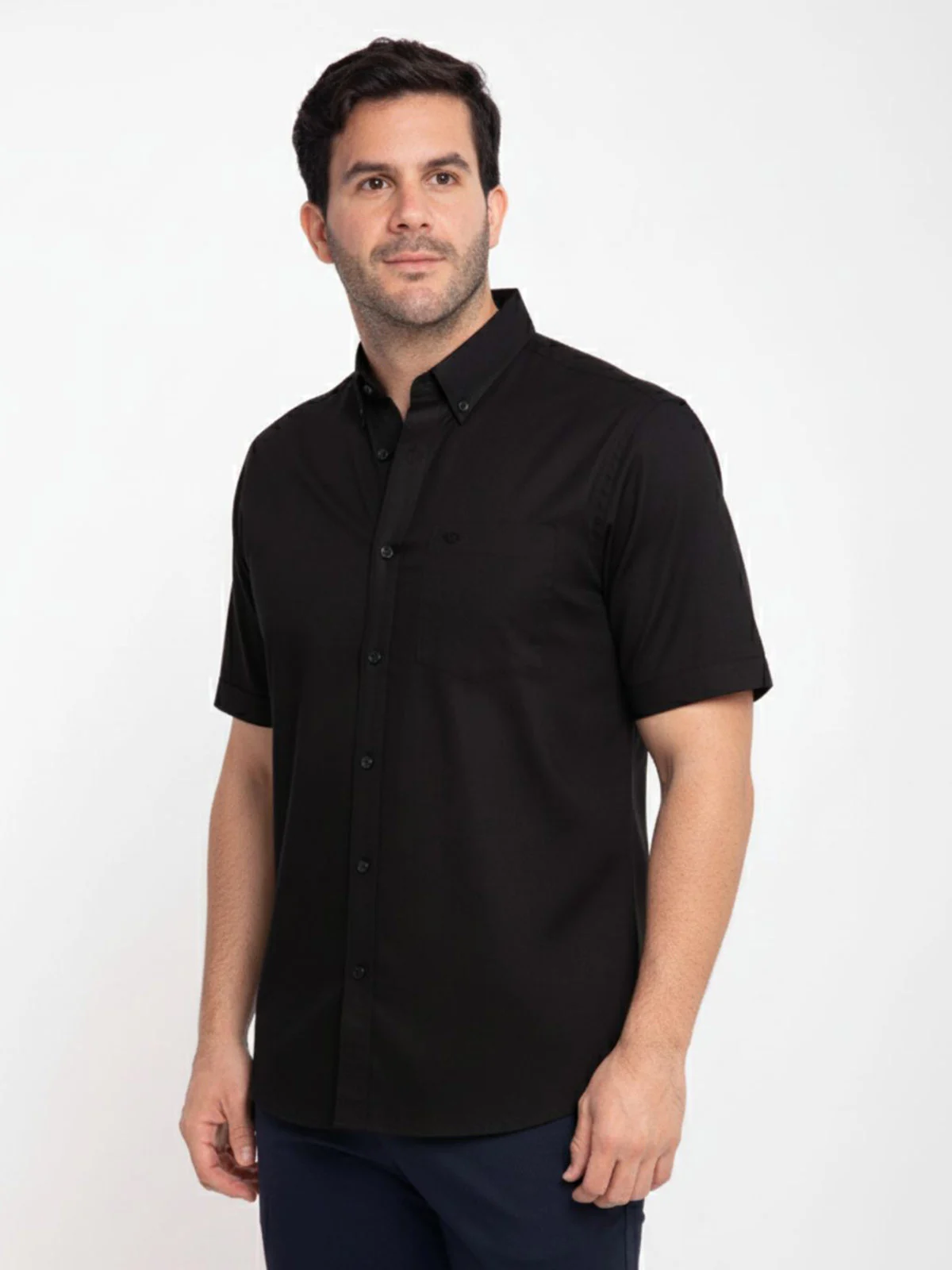 CAMISA MANGA CORTA ALGODÓN HOMBRE OSCAR DE LA RENTA - 1