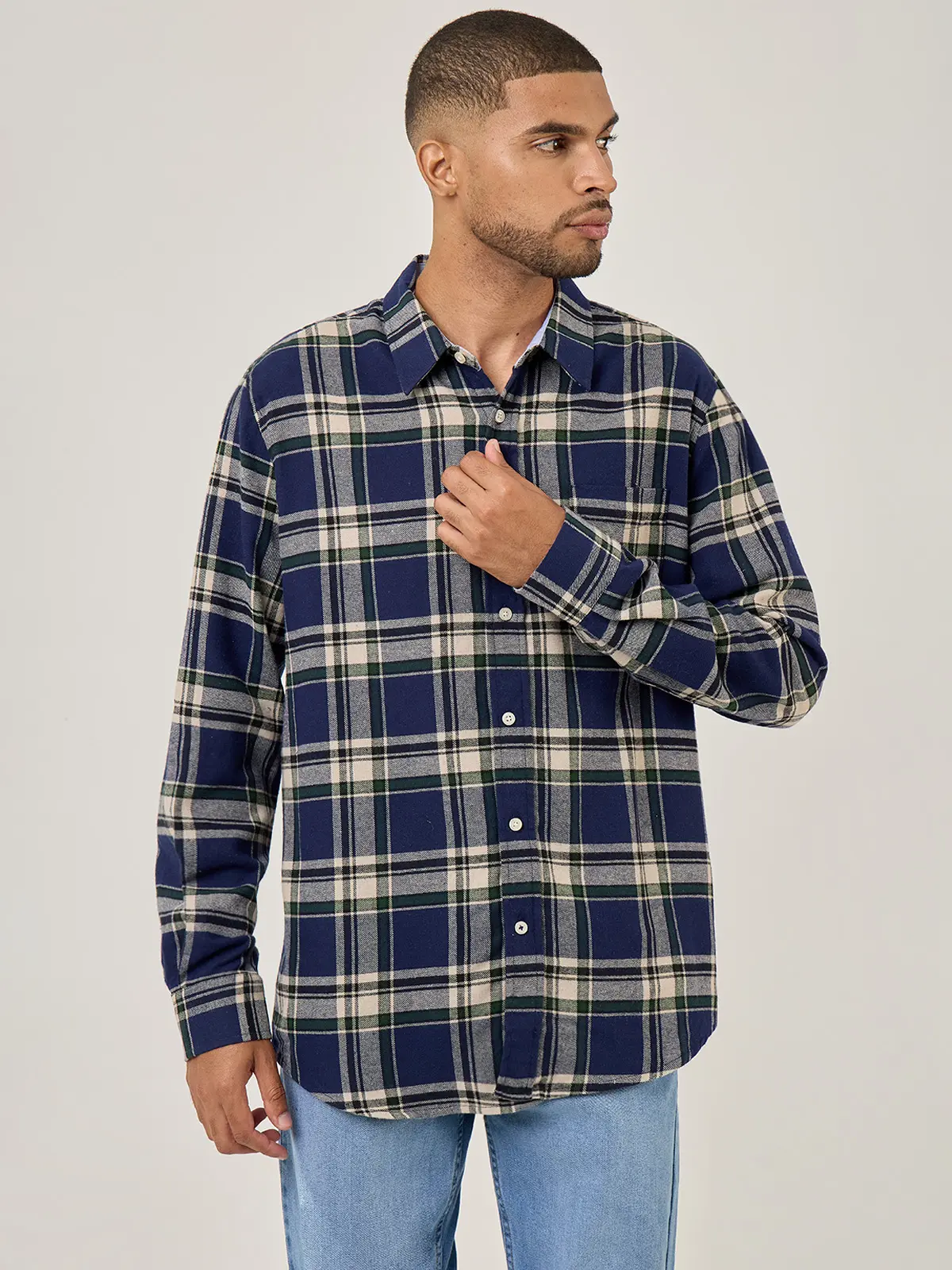 CAMISA MANGA LARGA HOMBRE KENNETH STEVENS - 1