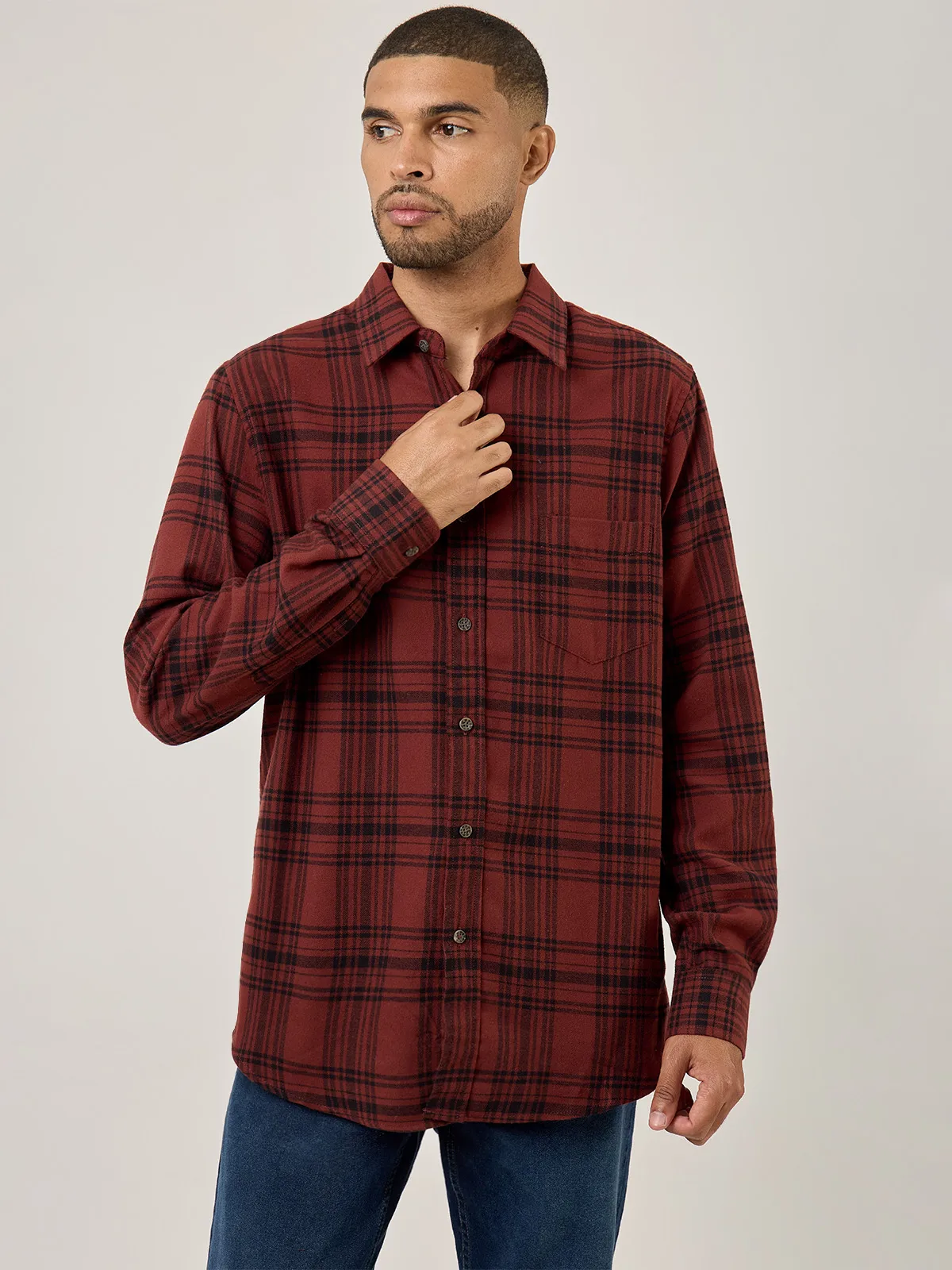 CAMISA MANGA LARGA HOMBRE KENNETH STEVENS - 1
