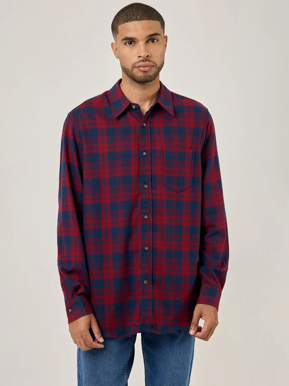 CAMISA MANGA LARGA HOMBRE KENNETH STEVENS - 1