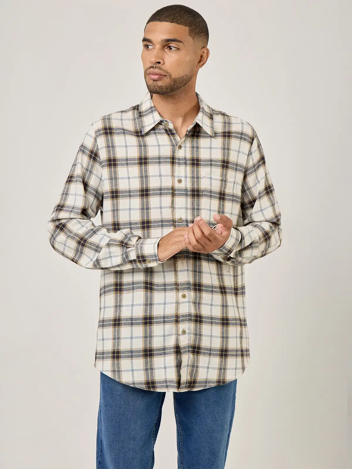 CAMISA MANGA LARGA HOMBRE KENNETH STEVENS - 1