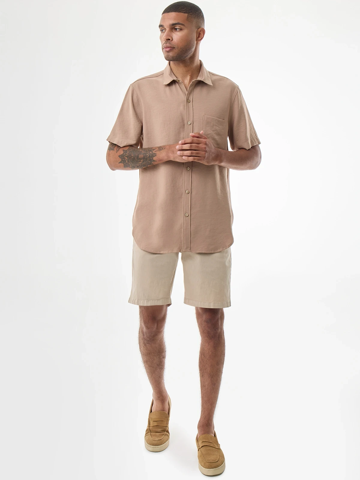 CAMISA MANGA CORTA HOMBRE CACHAREL BOLSILLO - 5