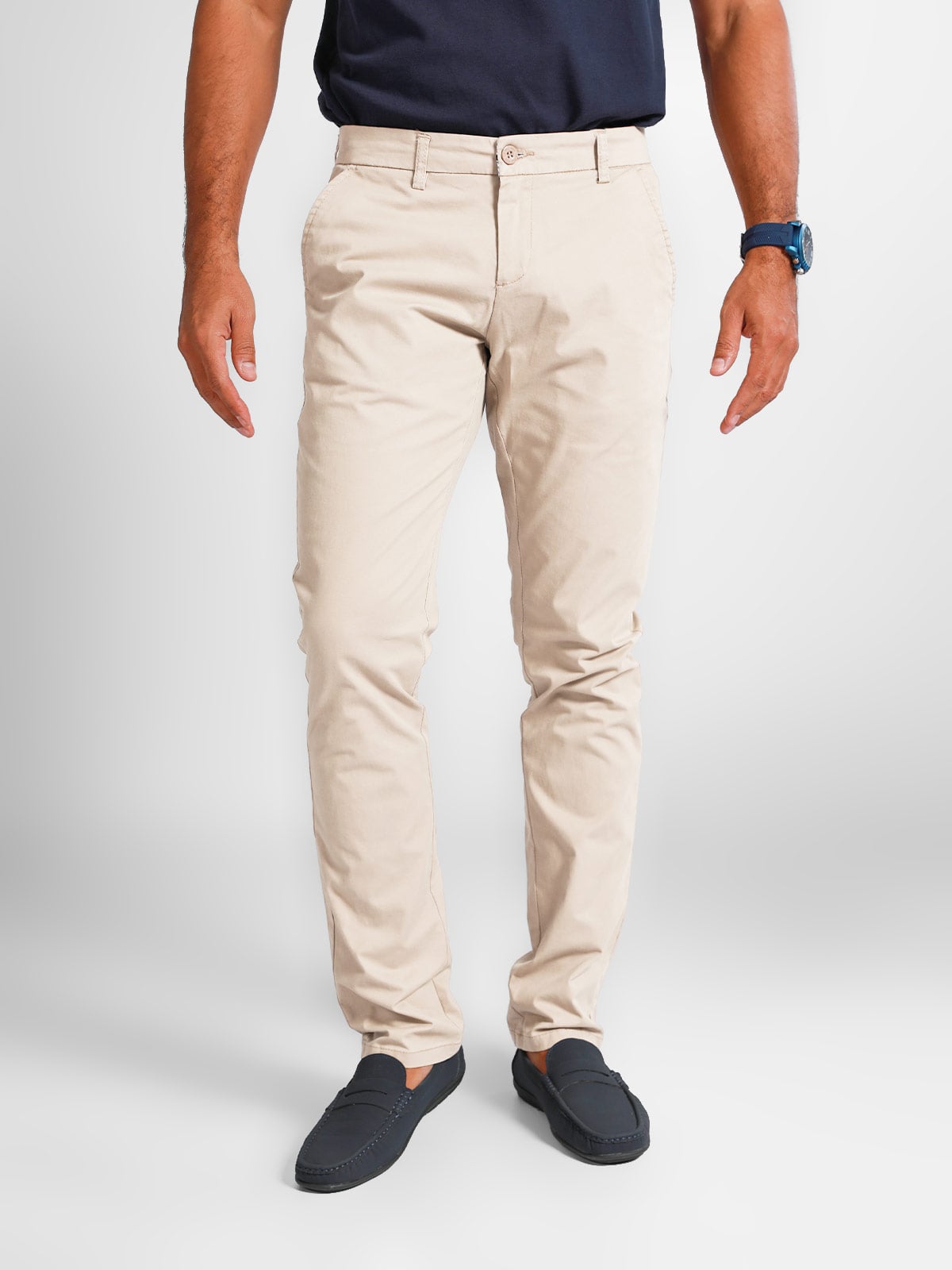 PANTALÓN REGULAR FIT ALGODÓN HOMBRE US POLO - 1