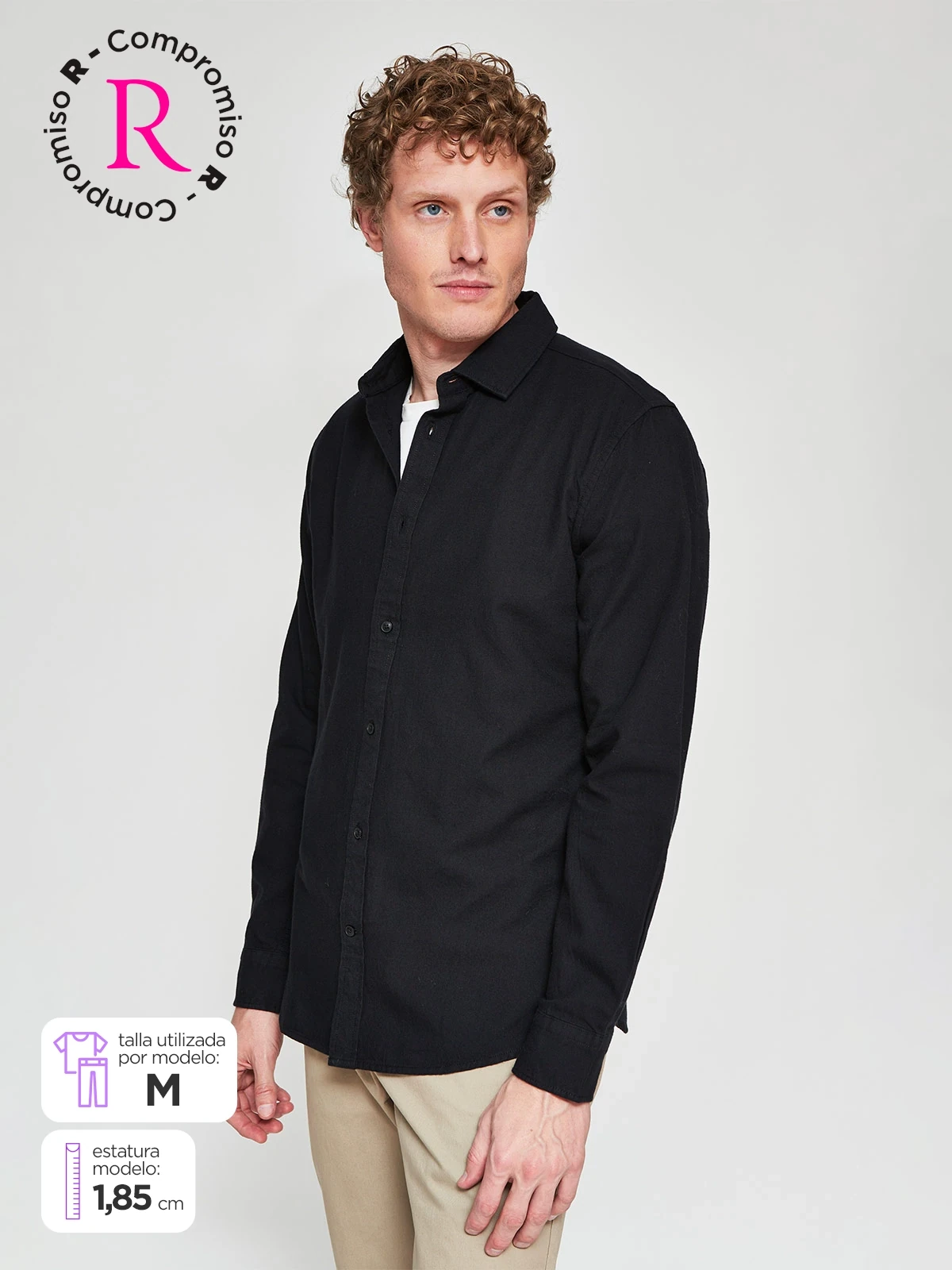 CAMISA MANGA LARGA HOMBRE CACHAREL AJAZ - 1