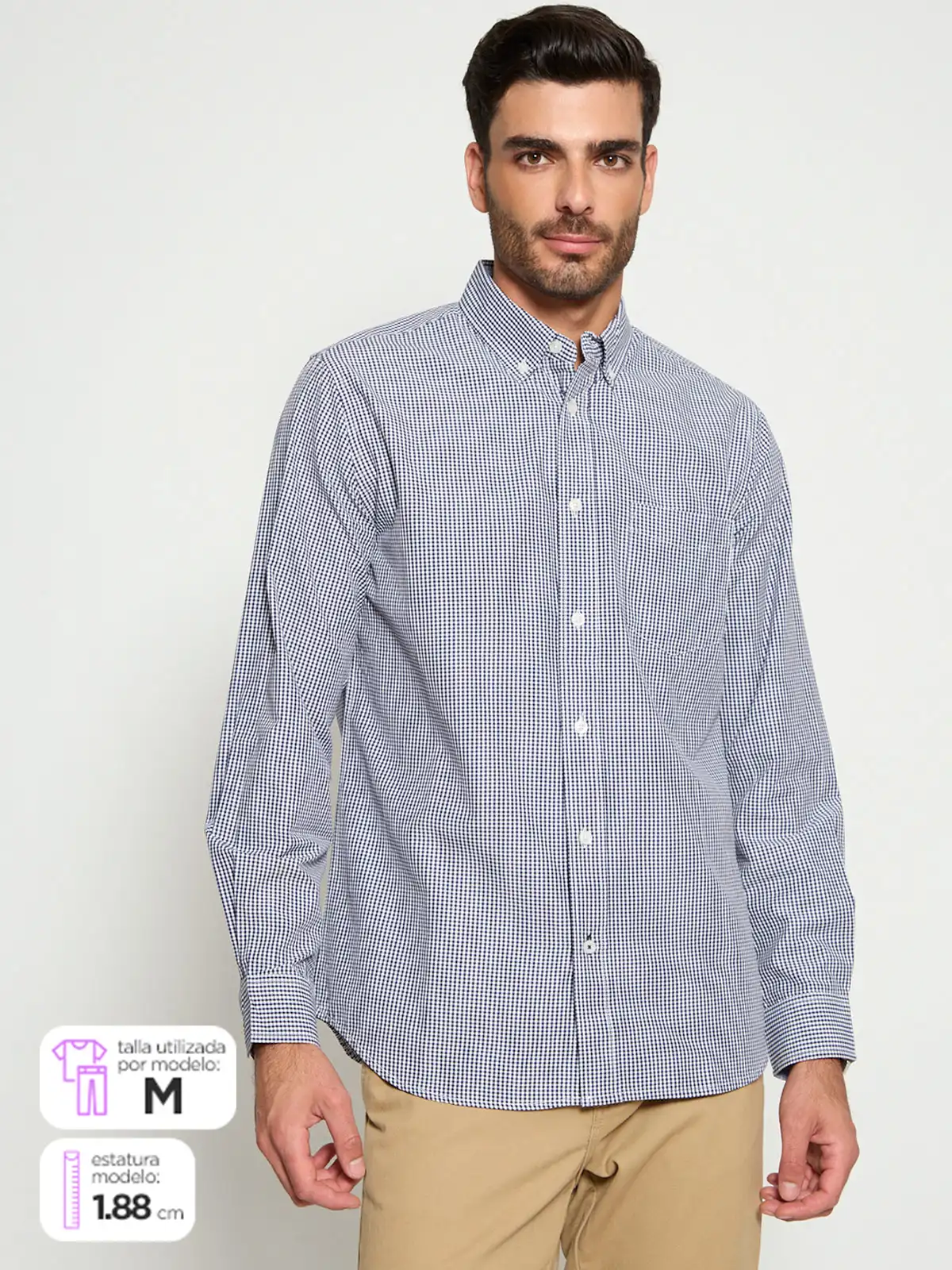 CAMISA MANGA LARGA HOMBRE KENNETH STEVENS - 1