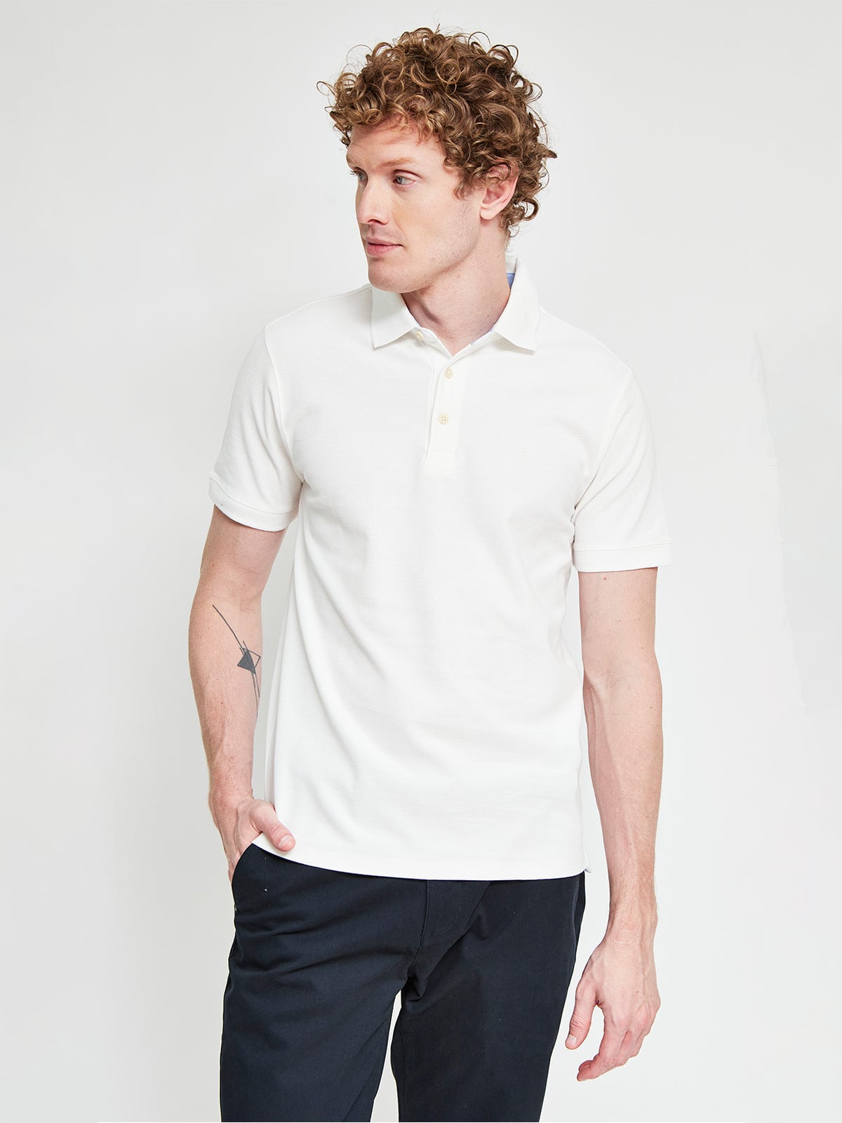 POLO MANGA CORTA ALGODÓN HOMBRE CACHAREL - 1