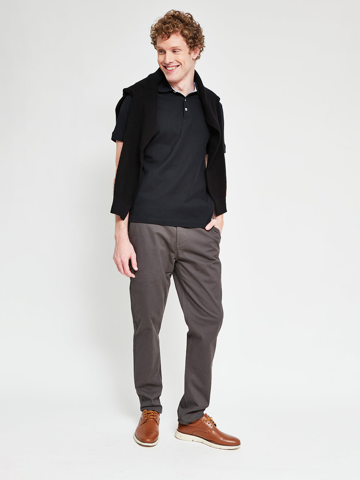 POLO MANGA CORTA ALGODÓN HOMBRE CACHAREL - 4