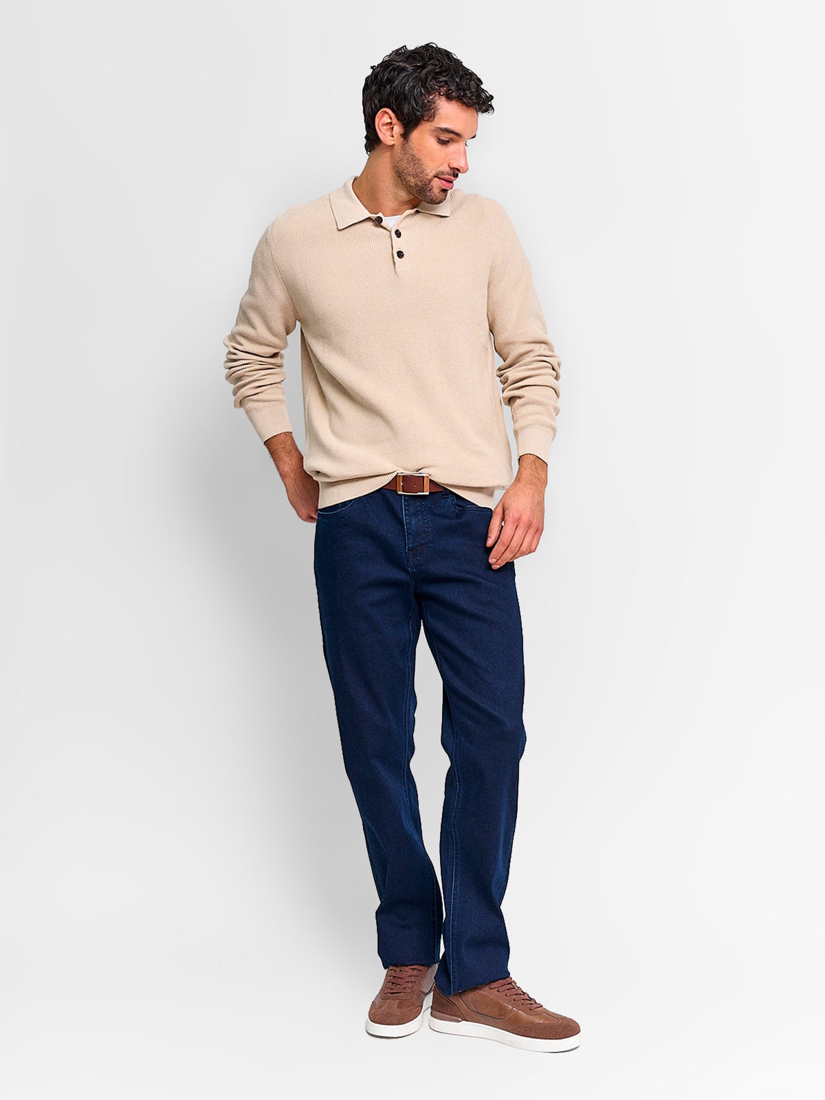 CHOMPA HOMBRE NAVIGATA HALF ZIPPER ANGELA - 4