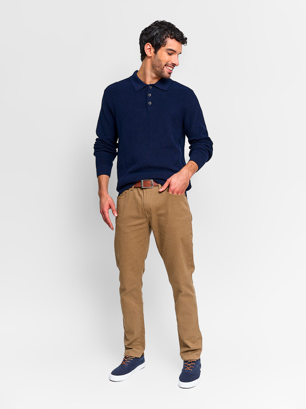 CHOMPA HOMBRE NAVIGATA HALF ZIPPER ANGELA - 4