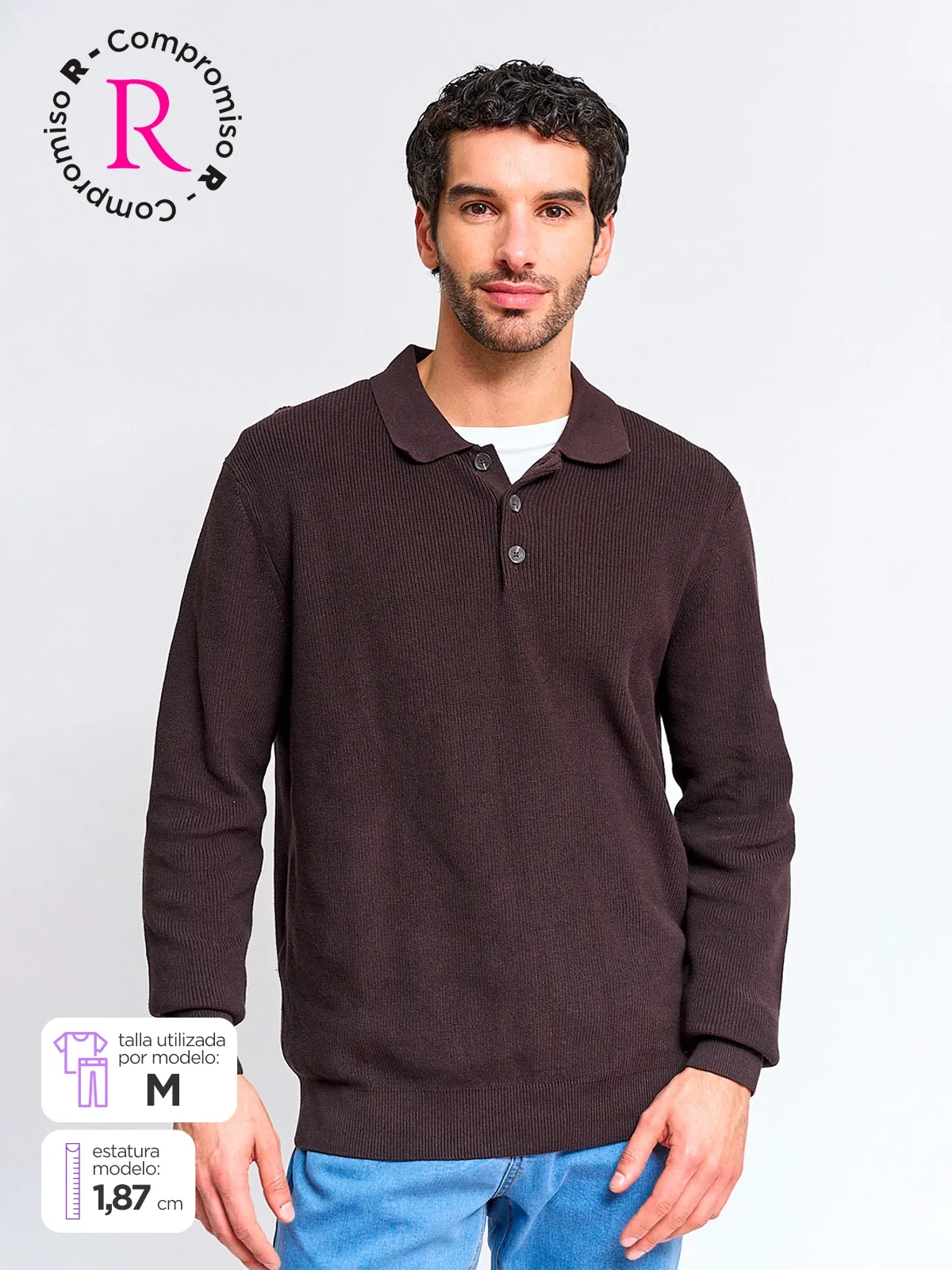 CHOMPA HOMBRE NAVIGATA HALF ZIPPER ANGELA - 1